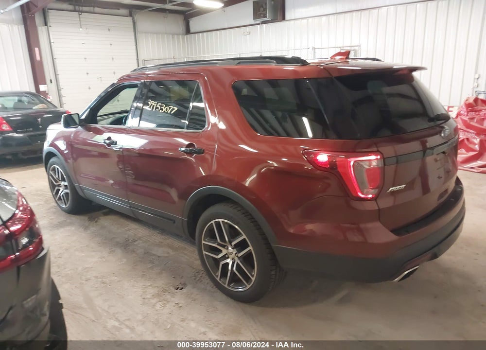 2016 FORD EXPLORER SPORT VIN: 1FM5K8GTXGGC39454
