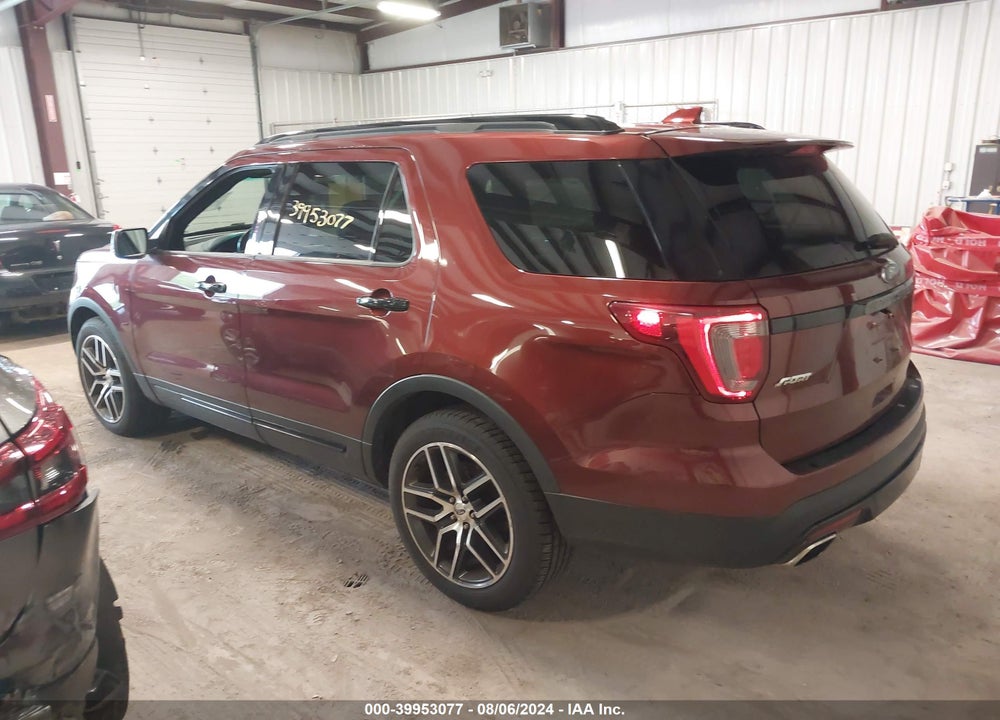 2016 FORD EXPLORER SPORT VIN: 1FM5K8GTXGGC39454