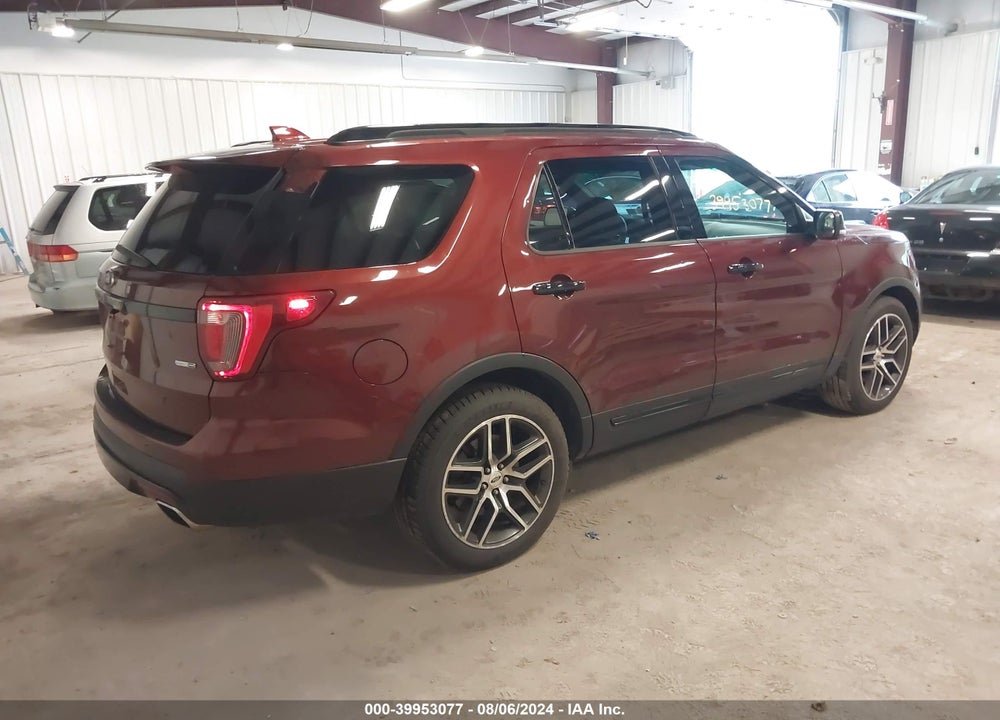 2016 FORD EXPLORER SPORT VIN: 1FM5K8GTXGGC39454