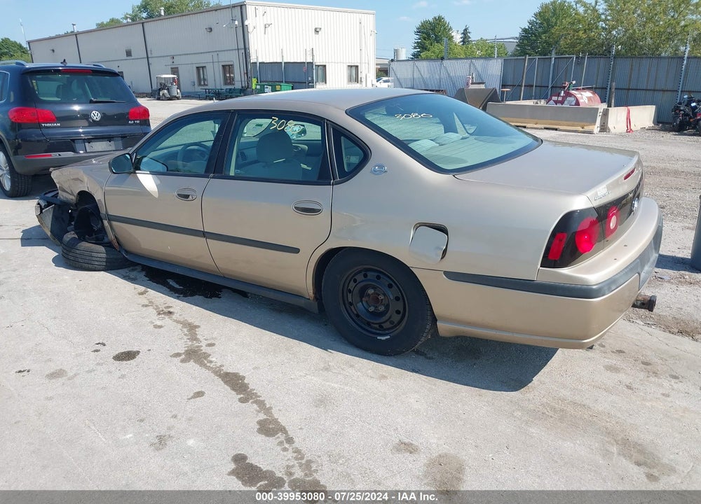 2004 CHEVROLET IMPALA VIN: 2G1WF52E849286540