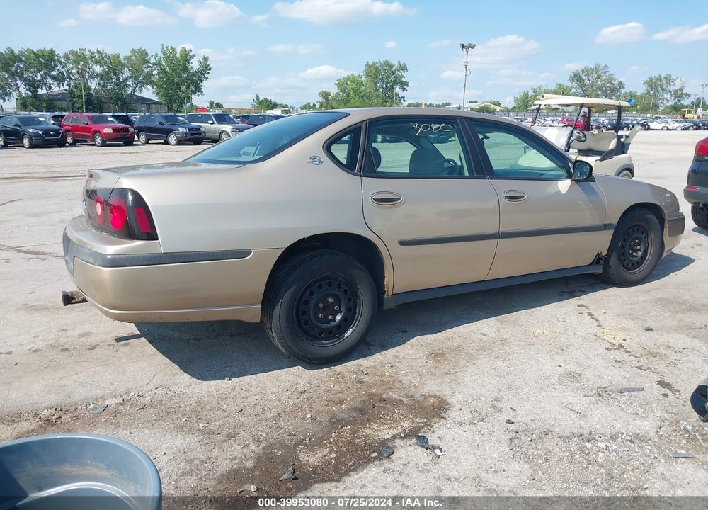 2004 CHEVROLET IMPALA VIN: 2G1WF52E849286540