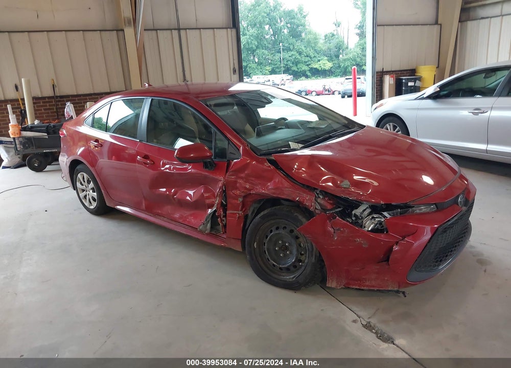 2020 TOYOTA COROLLA LE VIN: JTDEPRAE2LJ028493