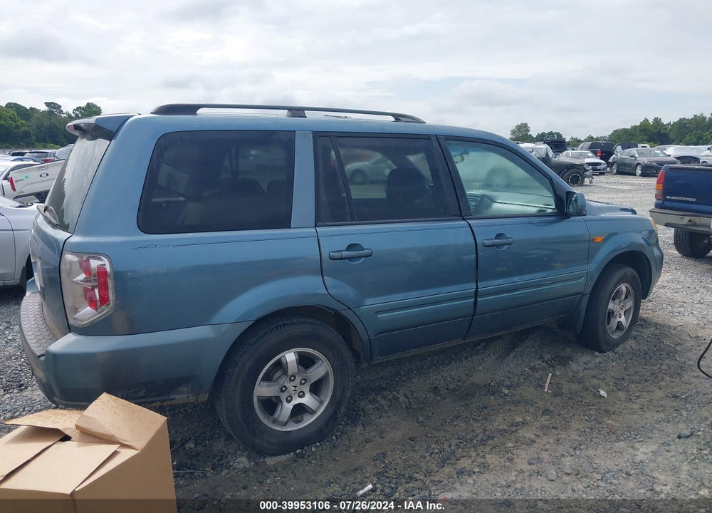 2006 HONDA PILOT EX VIN: 5FNYF28406B013524