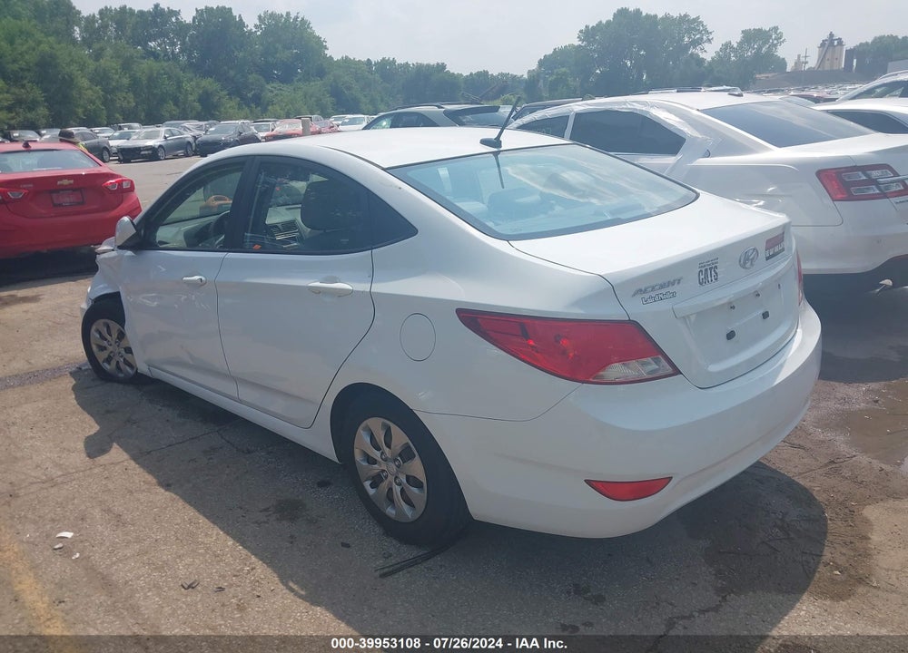 2017 HYUNDAI ACCENT SE VIN: KMHCT4AEXHU340617