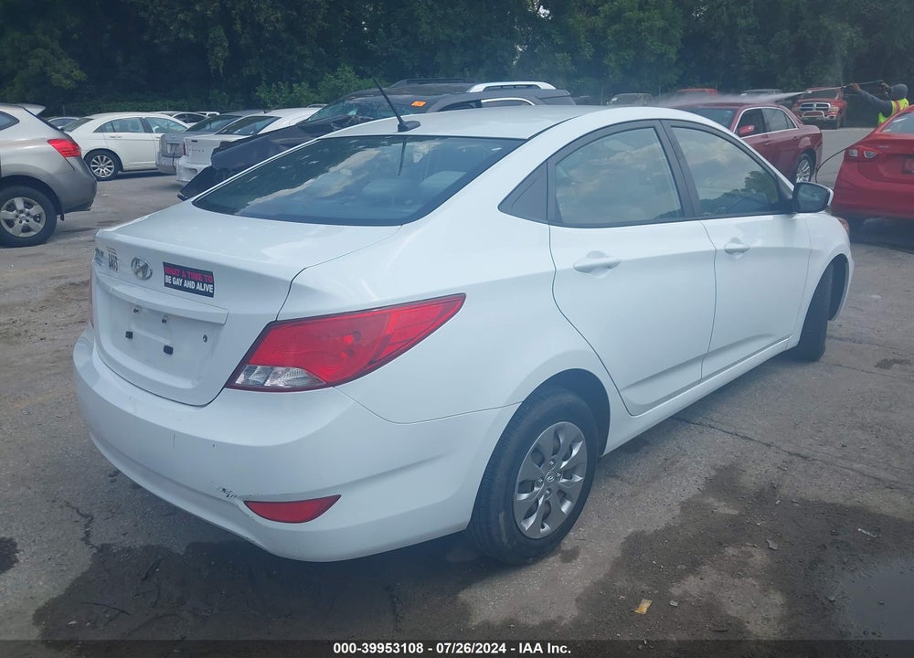 2017 HYUNDAI ACCENT SE VIN: KMHCT4AEXHU340617