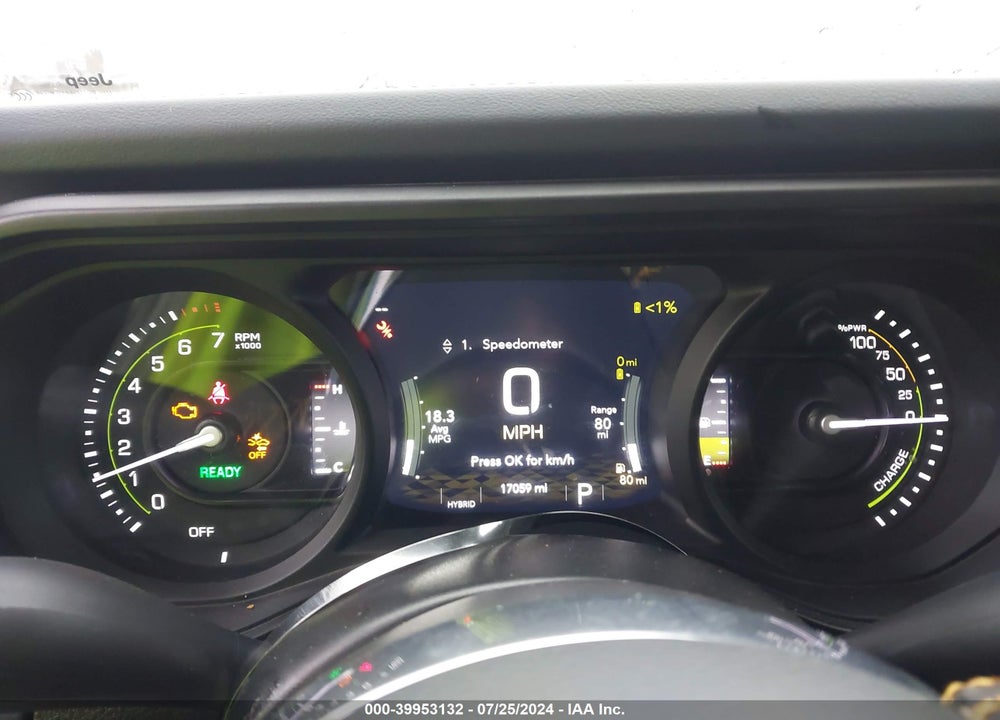 2024 JEEP WRANGLER 4XE SAHARA 4XE VIN: 1C4RJXP6XRW227102