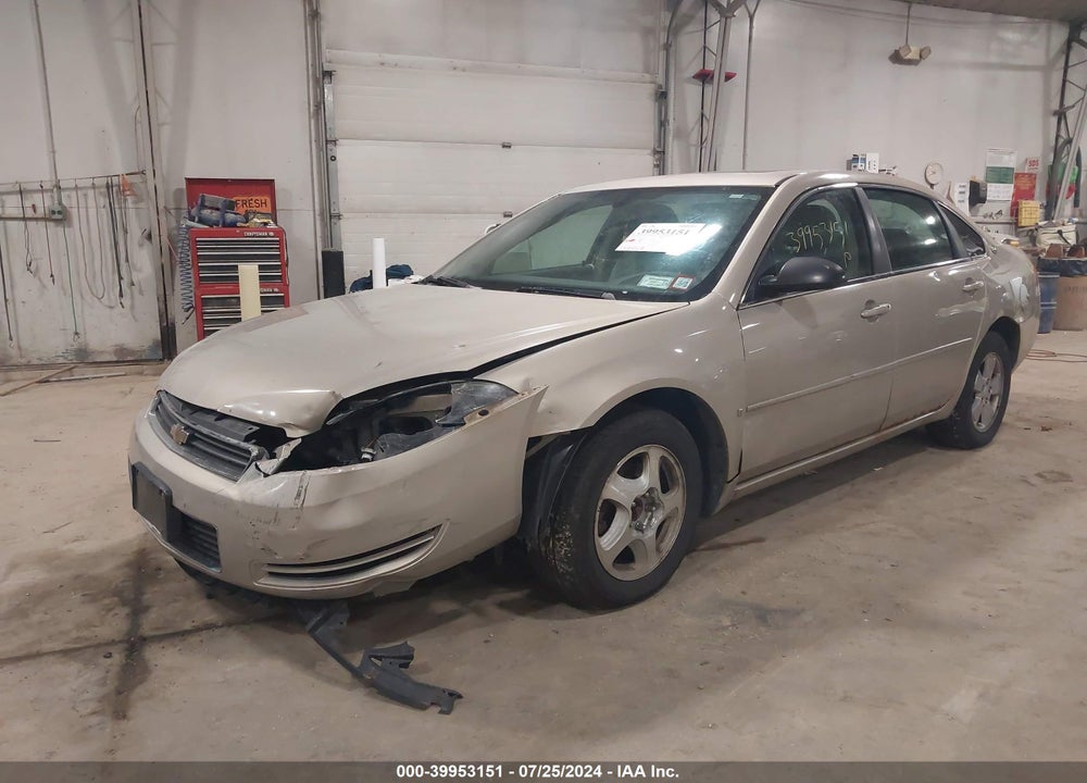 2008 CHEVROLET IMPALA LT VIN: 2G1WT58N481339612