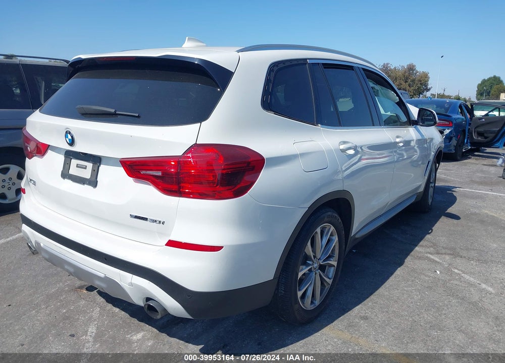 2019 BMW X3 SDRIVE30I VIN: 5UXTR7C52KLF33148