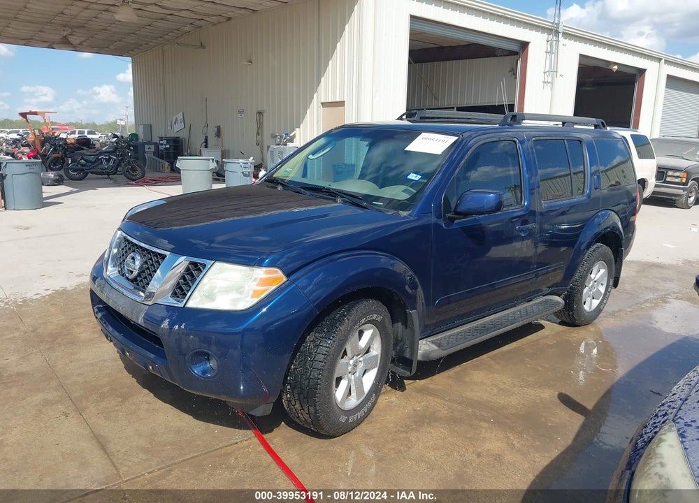 2012 NISSAN PATHFINDER SV VIN: 5N1AR1NN2CC602319