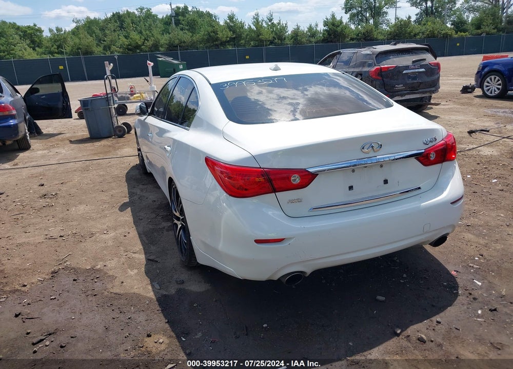 2014 INFINITI Q50 SPORT VIN: JN1BV7AR9EM704006