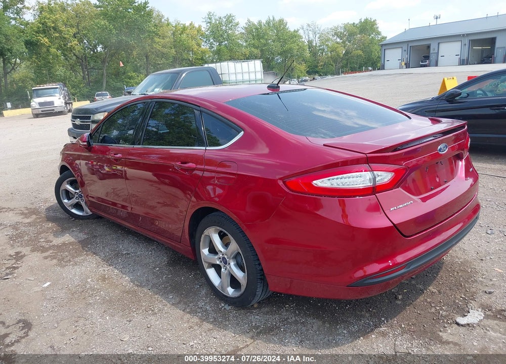 2016 FORD FUSION SE VIN: 3FA6P0H7XGR395389