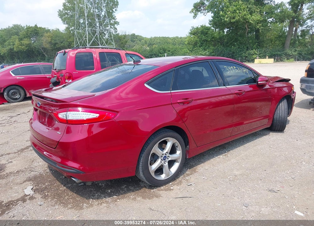 2016 FORD FUSION SE VIN: 3FA6P0H7XGR395389
