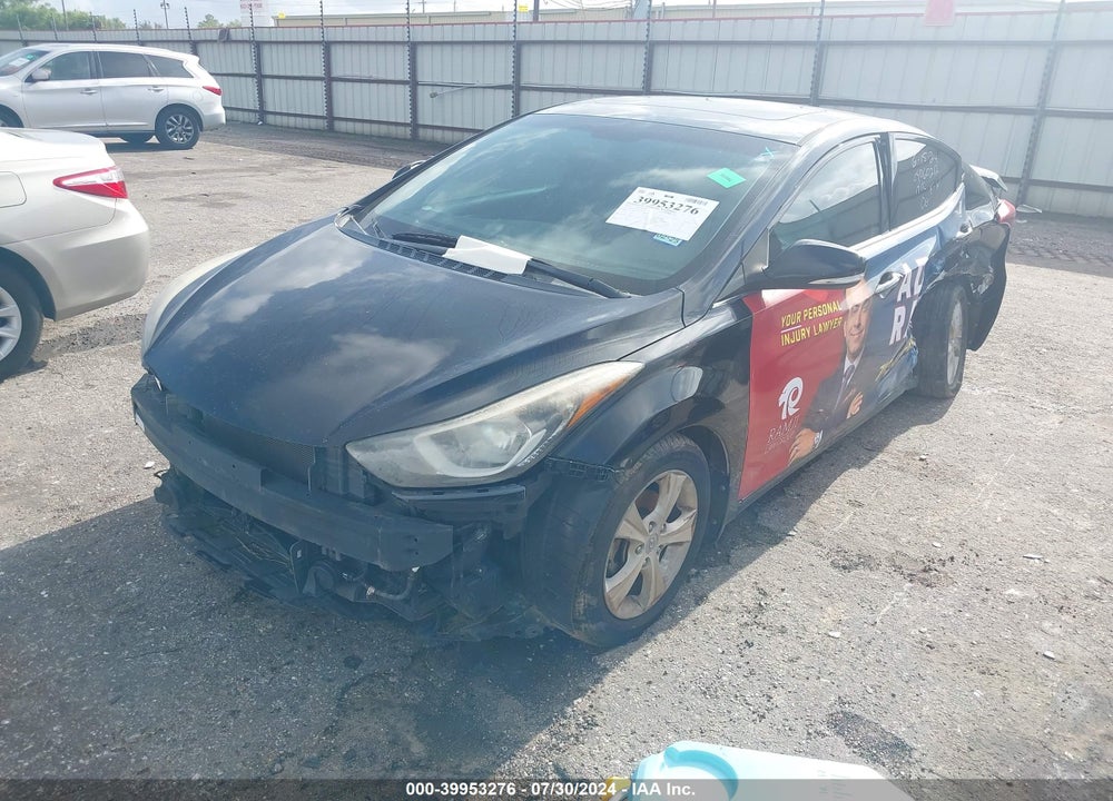 2016 HYUNDAI ELANTRA VALUE EDITION VIN: 5NPDH4AE5GH791781