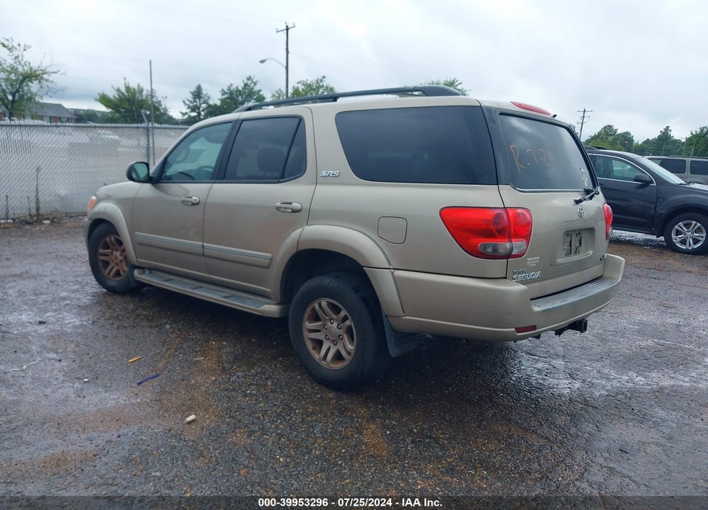 2005 TOYOTA SEQUOIA SR5 V8 VIN: 5TDZT34A65S261544
