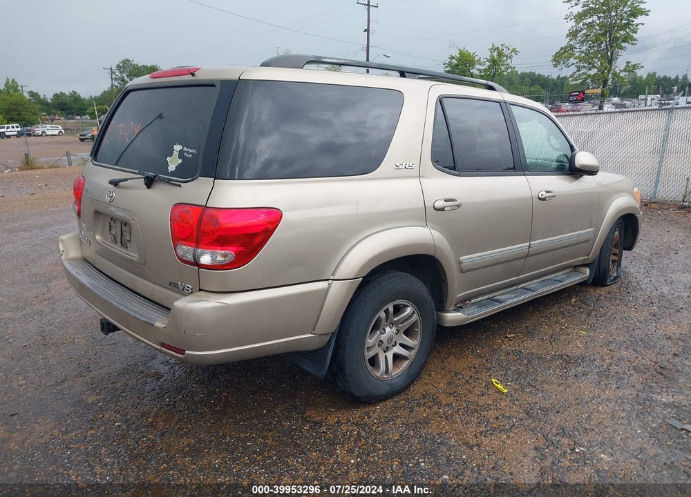 2005 TOYOTA SEQUOIA SR5 V8 VIN: 5TDZT34A65S261544