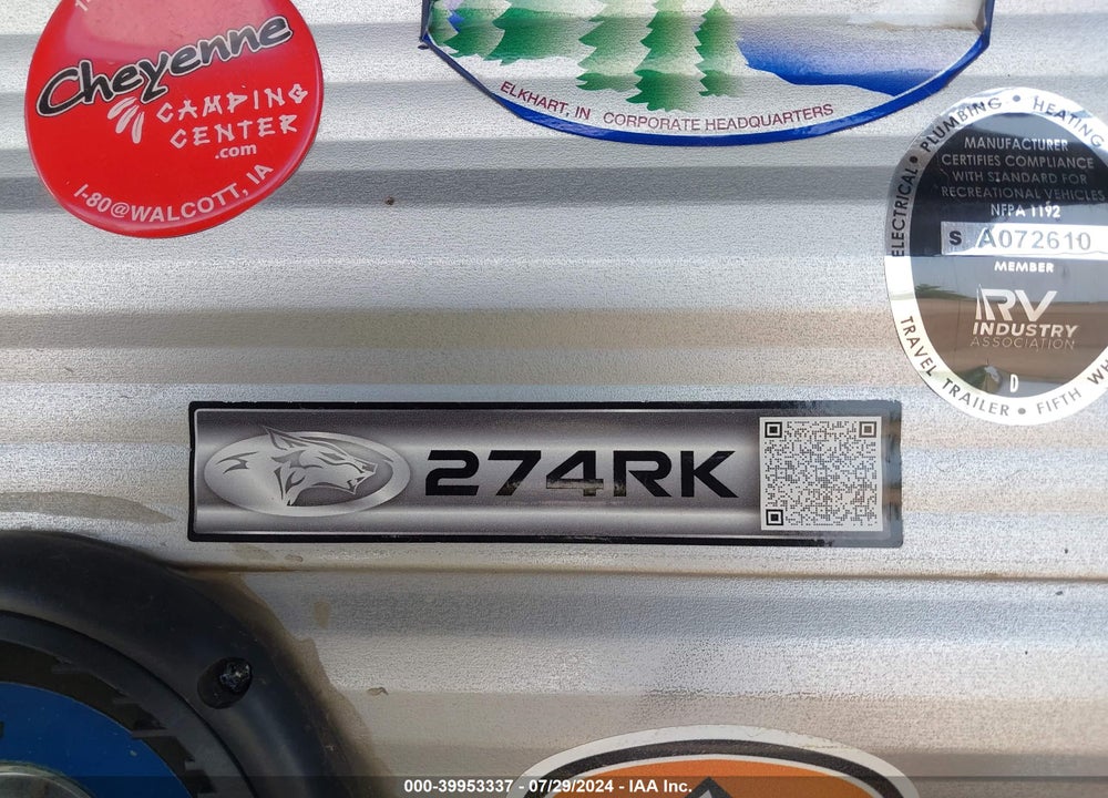 2022 FOREST RIVER OTHER VIN: 4X4TCKC25NX154192