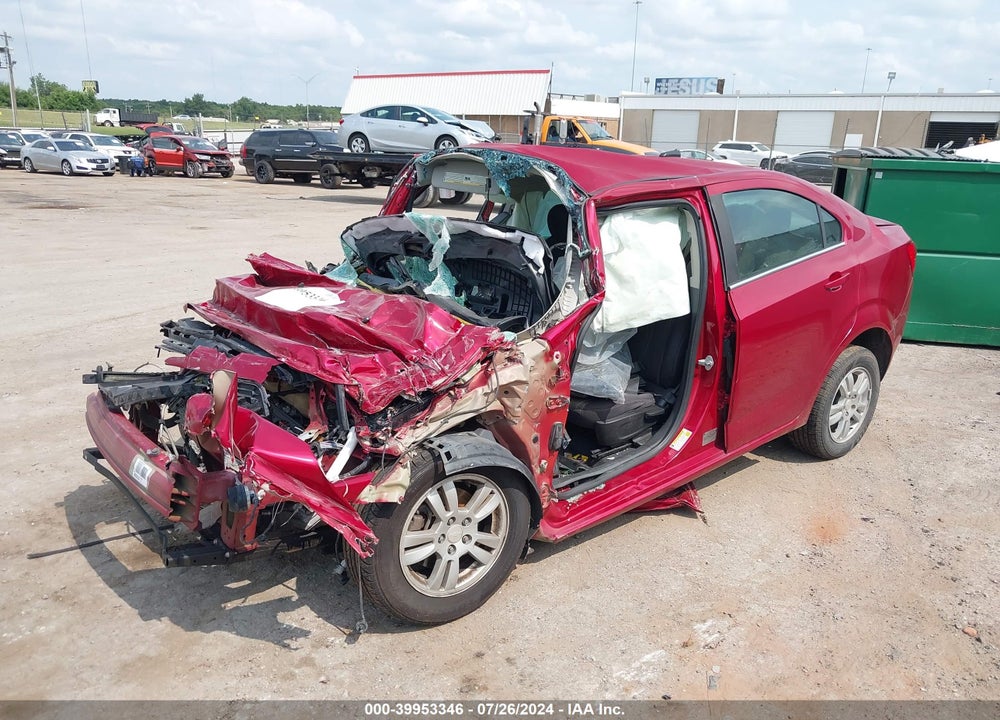 2014 CHEVROLET SONIC LT AUTO VIN: 1G1JC5SH8E4211421