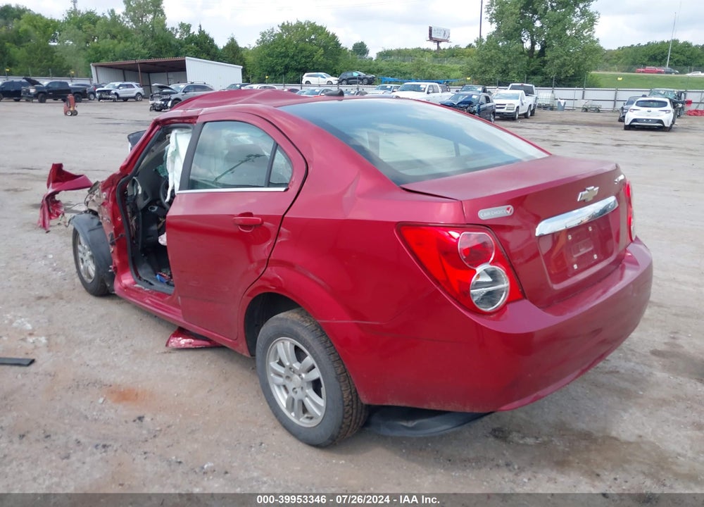 2014 CHEVROLET SONIC LT AUTO VIN: 1G1JC5SH8E4211421