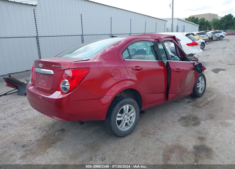 2014 CHEVROLET SONIC LT AUTO VIN: 1G1JC5SH8E4211421