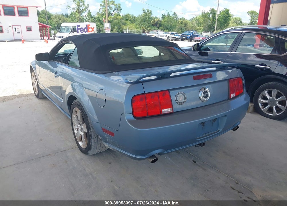 2007 FORD MUSTANG GT DELUXE/GT PREMIUM VIN: 1ZVFT85H875222018