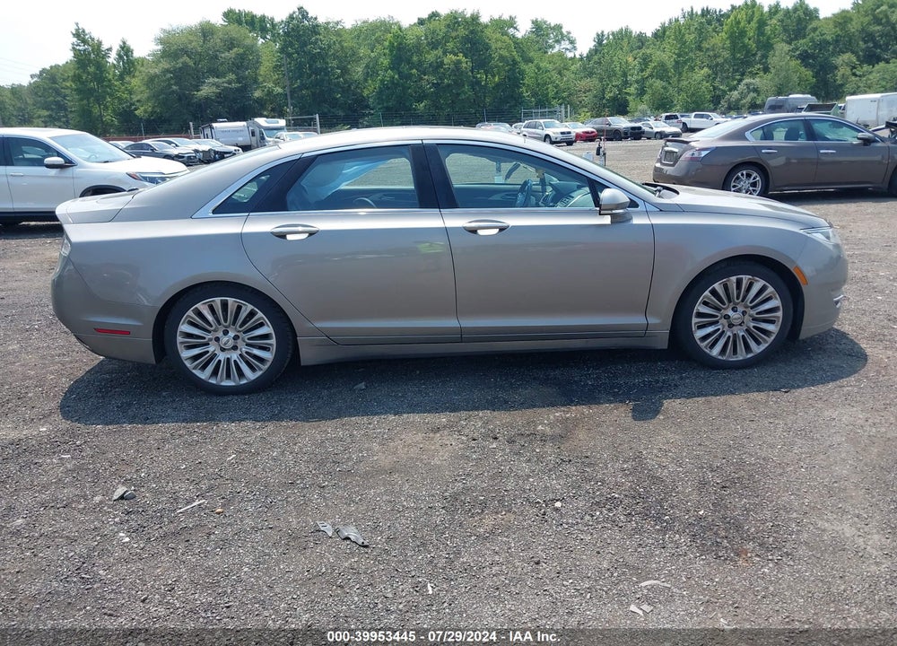 2016 LINCOLN MKZ VIN: 3LN6L2G99GR629750