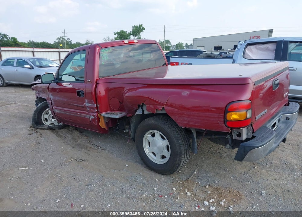 2004 GMC SIERRA 1500 SLE VIN: 1GTEC14V24Z124331