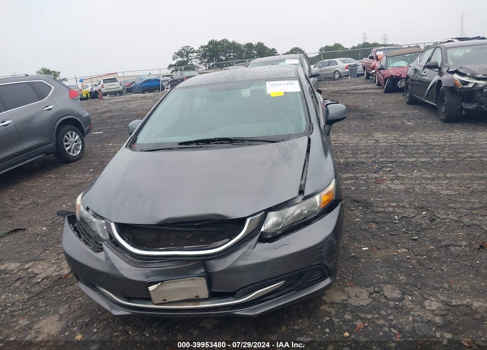 2013 HONDA CIVIC LX VIN: 19XFB2F5XDE078947