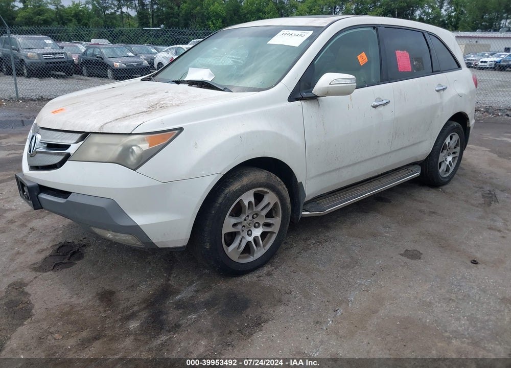 2007 ACURA MDX TECHNOLOGY PACKAGE VIN: 2HNYD28387H538463