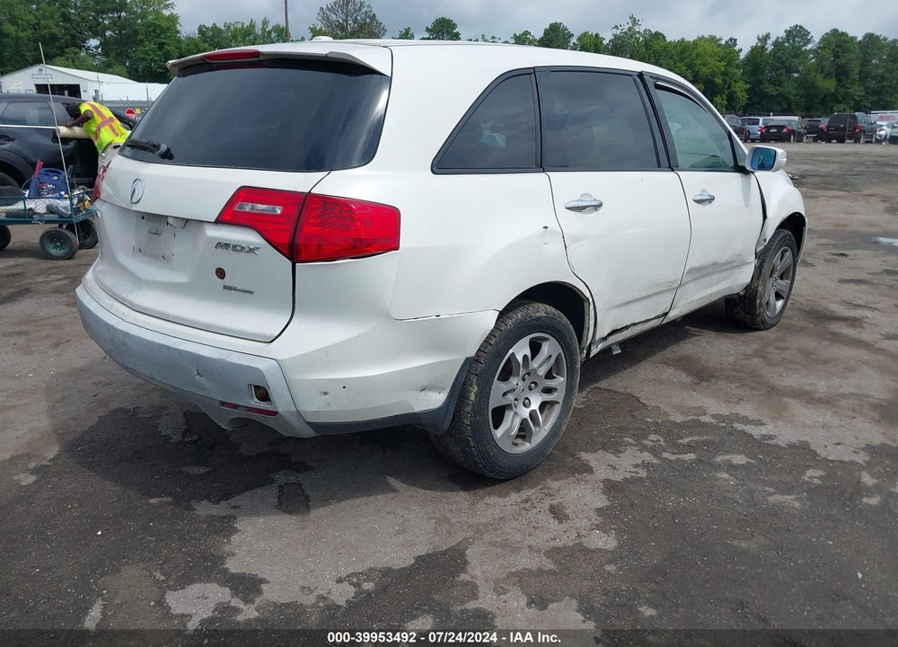 2007 ACURA MDX TECHNOLOGY PACKAGE VIN: 2HNYD28387H538463