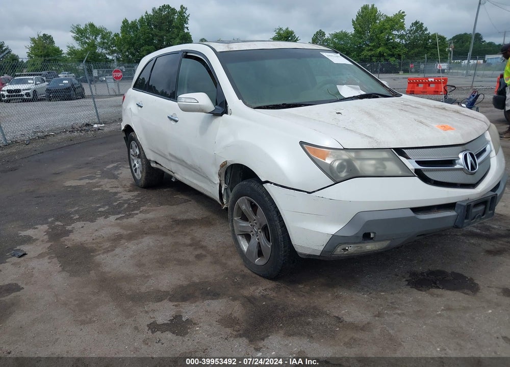 2007 ACURA MDX TECHNOLOGY PACKAGE VIN: 2HNYD28387H538463