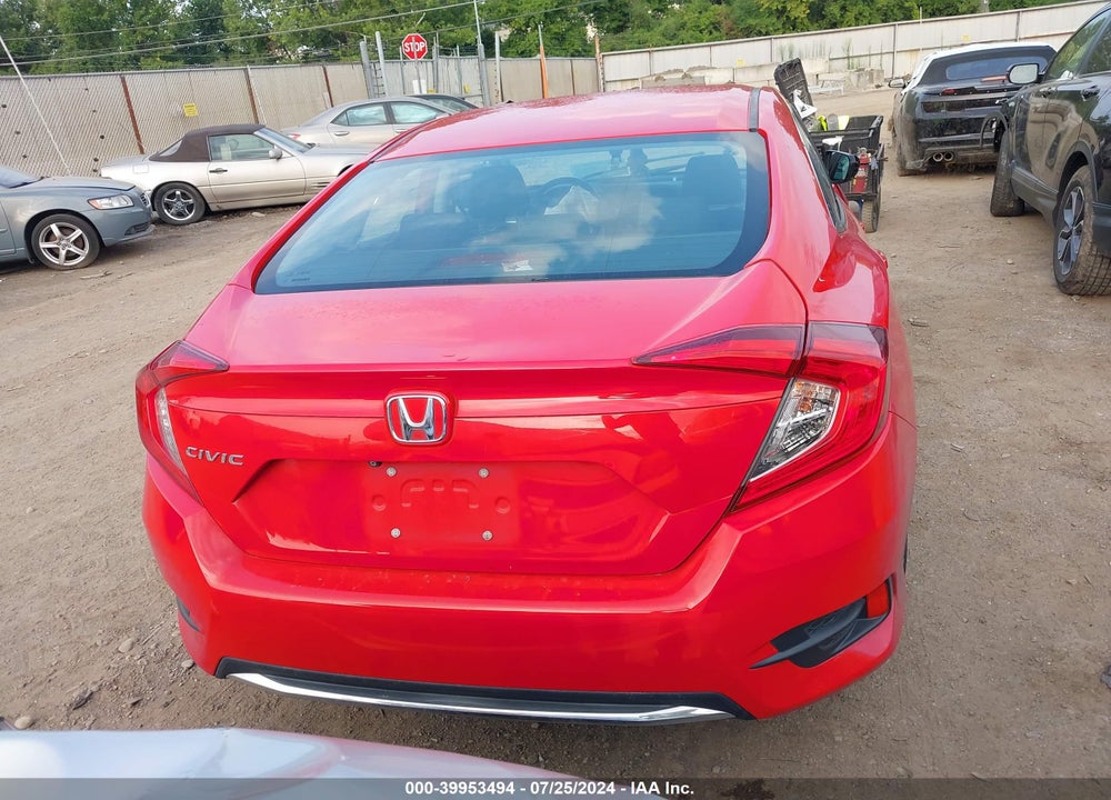2019 HONDA CIVIC LX VIN: 2HGFC2F6XKH551030