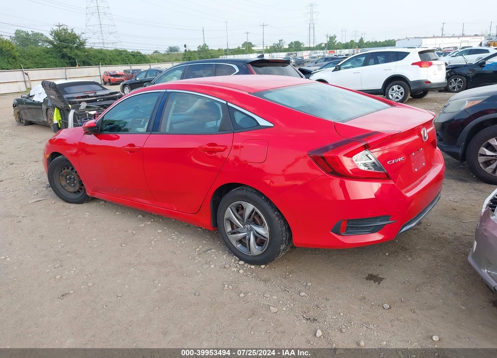 2019 HONDA CIVIC LX VIN: 2HGFC2F6XKH551030