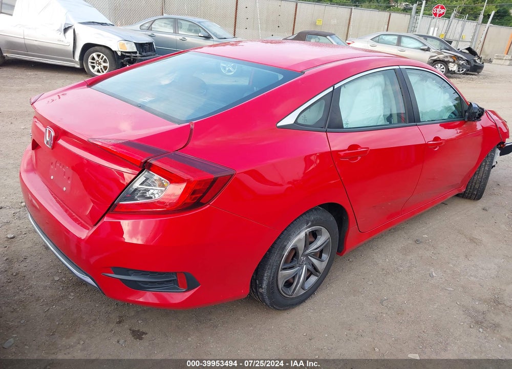 2019 HONDA CIVIC LX VIN: 2HGFC2F6XKH551030