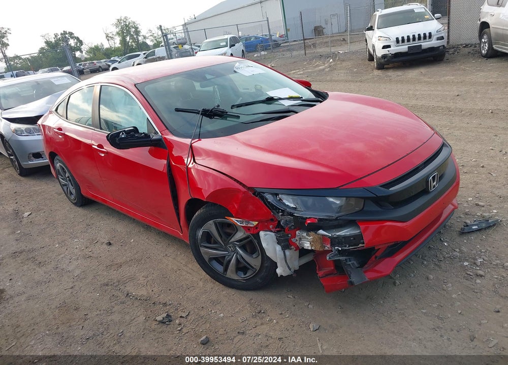 2019 HONDA CIVIC LX VIN: 2HGFC2F6XKH551030