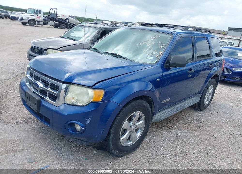 2008 FORD ESCAPE XLT VIN: 1FMCU03168KE80353