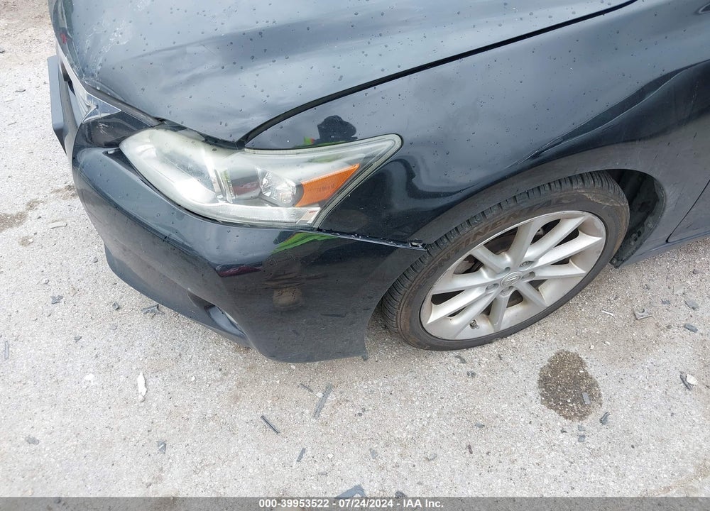 2011 LEXUS CT 200H PREMIUM VIN: JTHKD5BH0B2036063