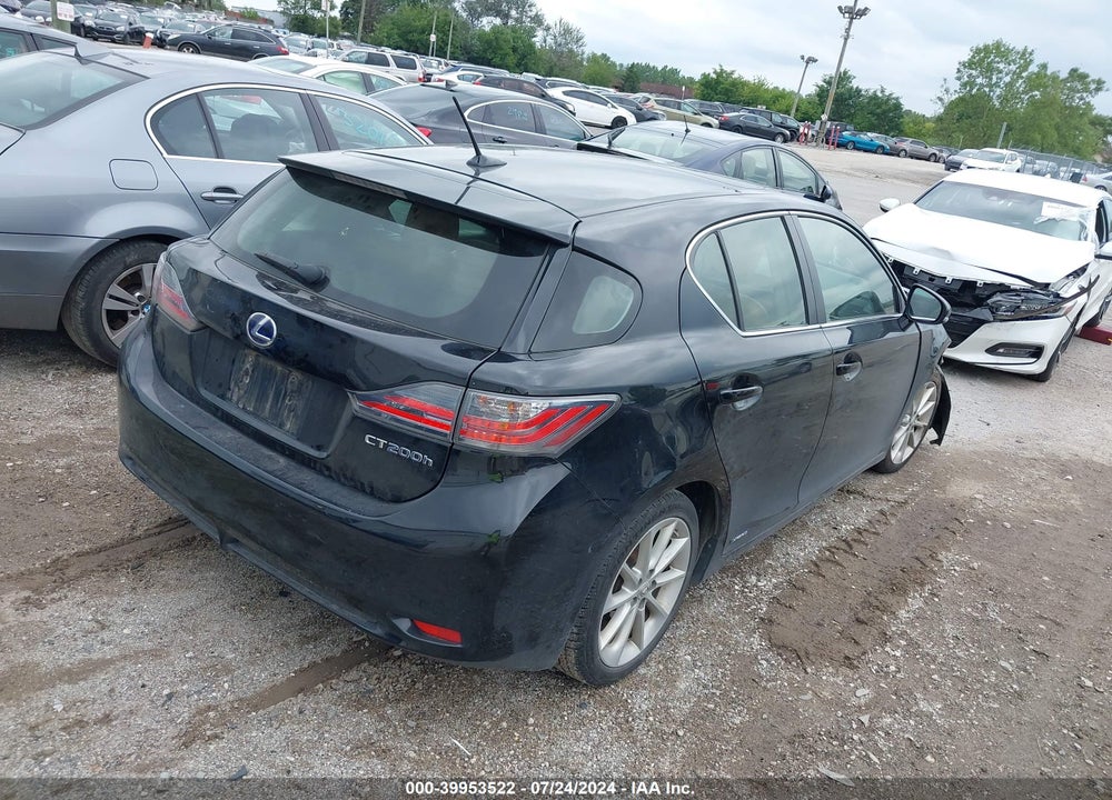 2011 LEXUS CT 200H PREMIUM VIN: JTHKD5BH0B2036063