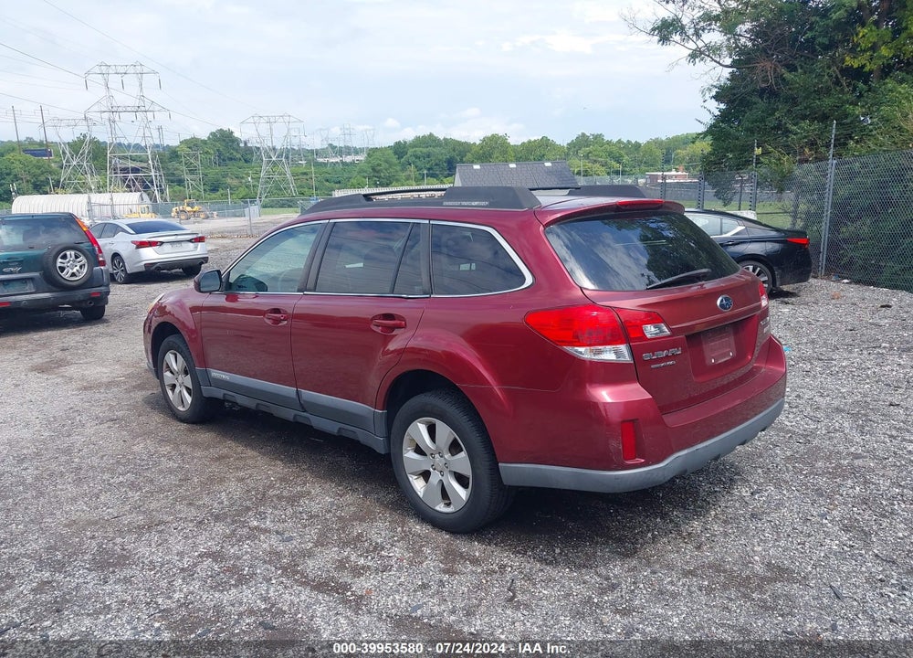 2011 SUBARU OUTBACK 2.5I PREMIUM VIN: 4S4BRBBC2B3338045