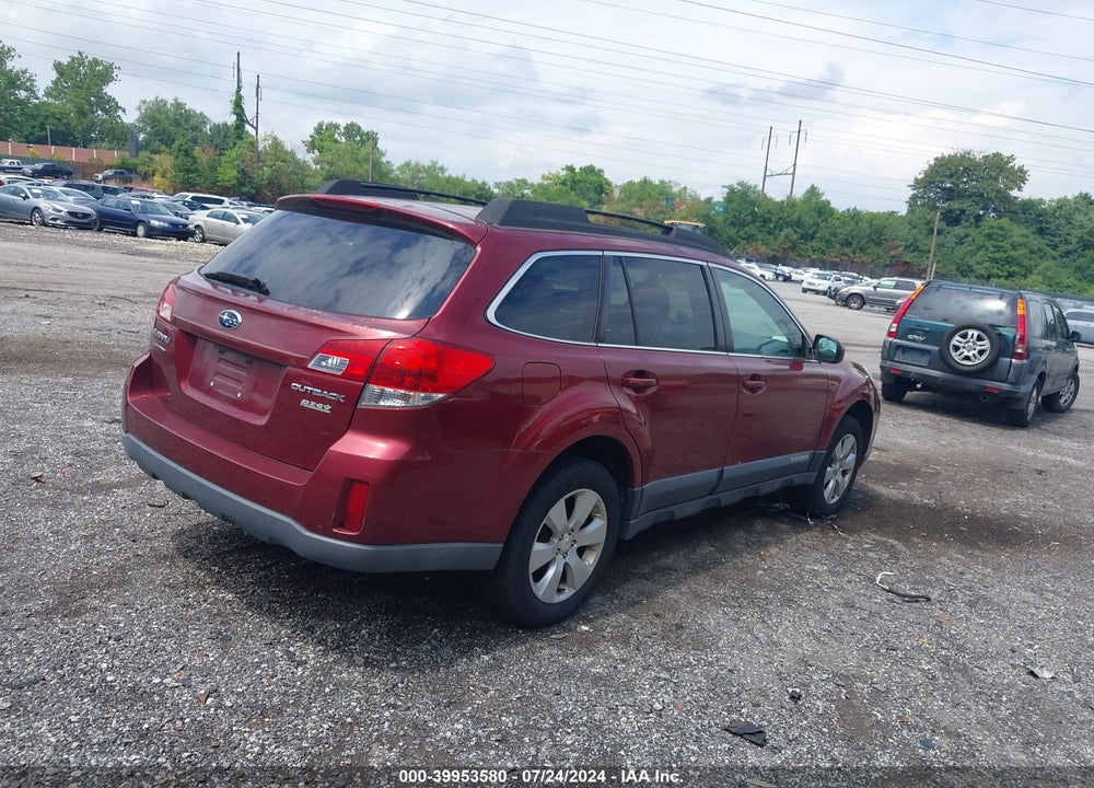 2011 SUBARU OUTBACK 2.5I PREMIUM VIN: 4S4BRBBC2B3338045