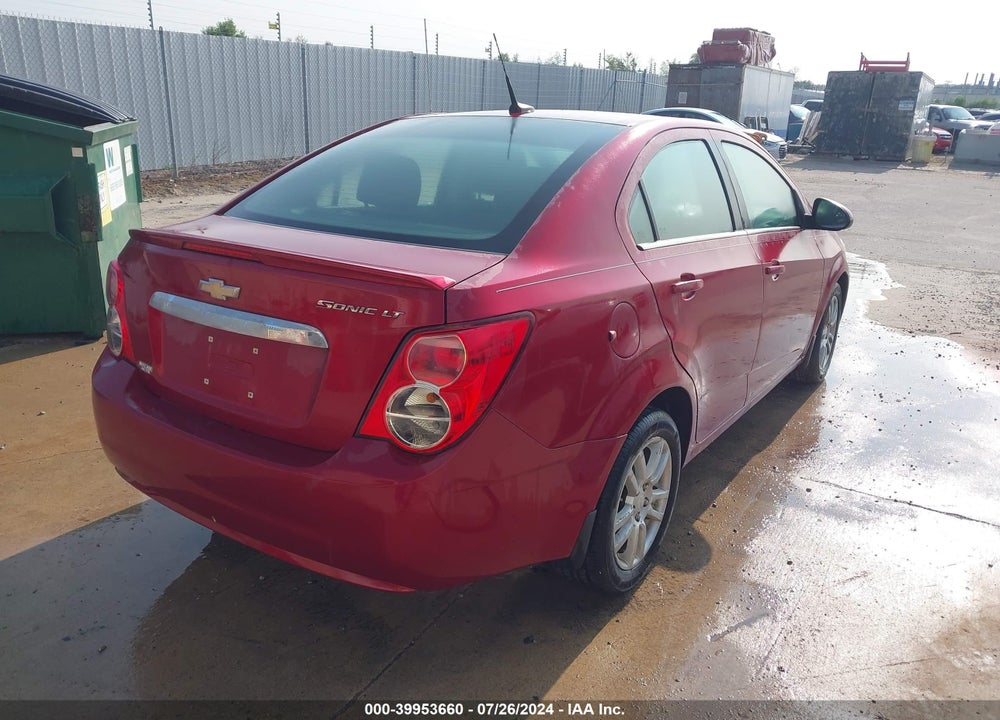 2013 CHEVROLET SONIC VIN: 1G1JC5SH1D4199465