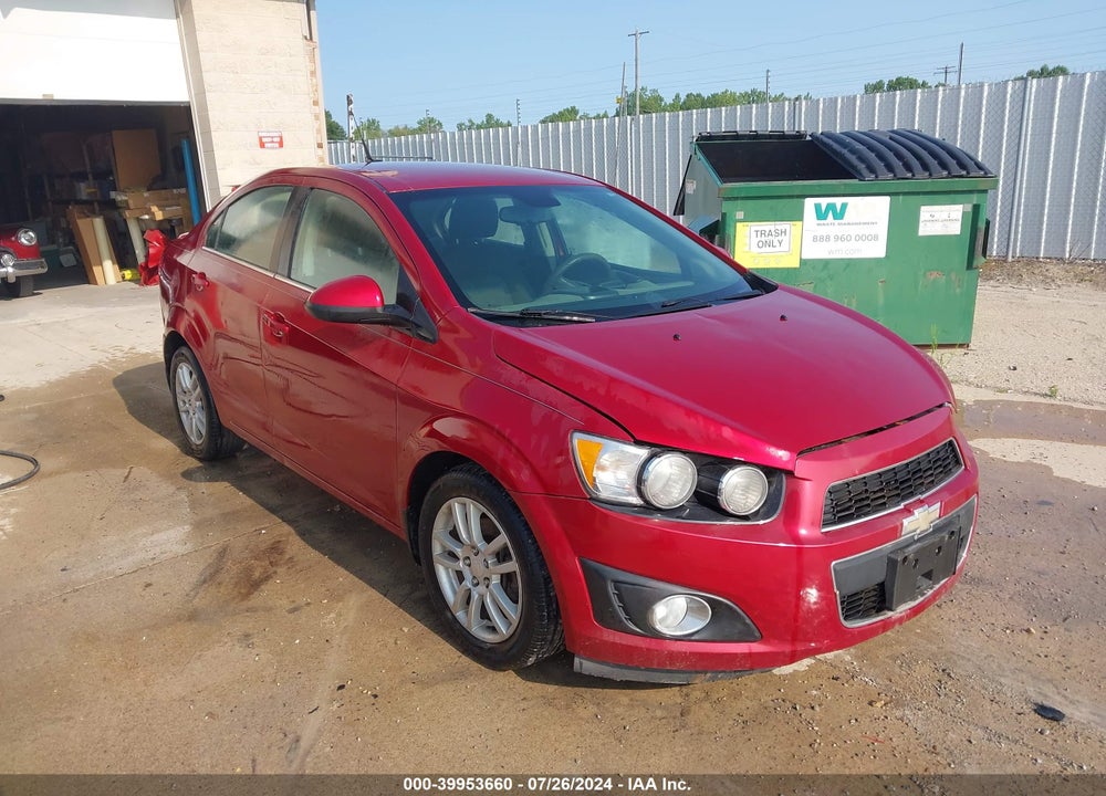 2013 CHEVROLET SONIC VIN: 1G1JC5SH1D4199465