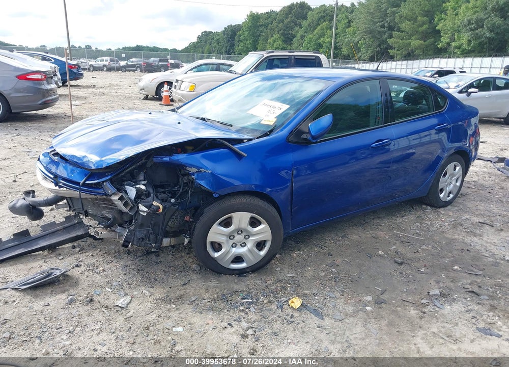 2014 DODGE DART SE VIN: 1C3CDFAA2ED716530
