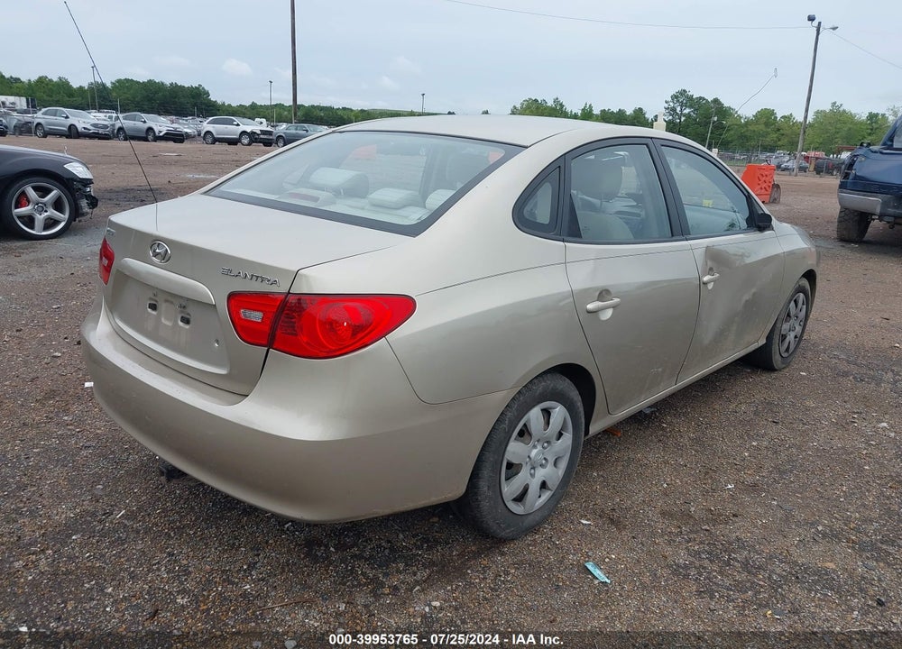 2007 HYUNDAI ELANTRA GLS/LIMITED/SE VIN: KMHDU46D87U022978