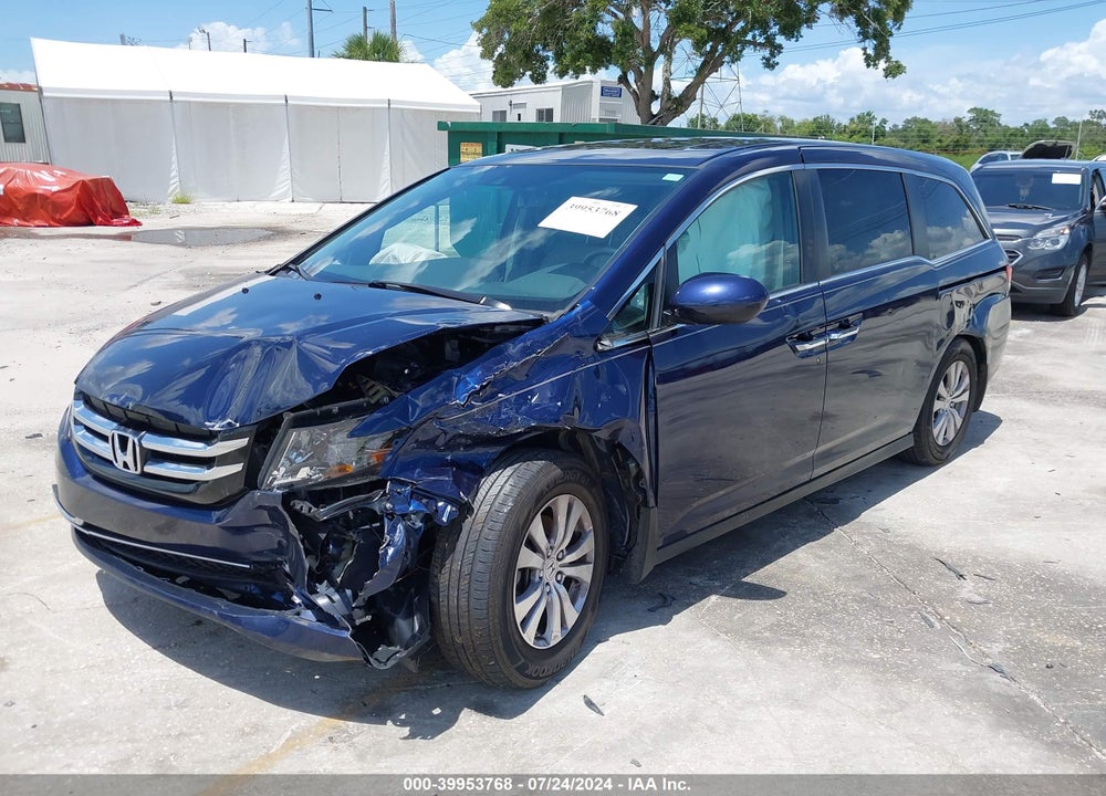 2016 HONDA ODYSSEY EX-L VIN: 5FNRL5H65GB151089