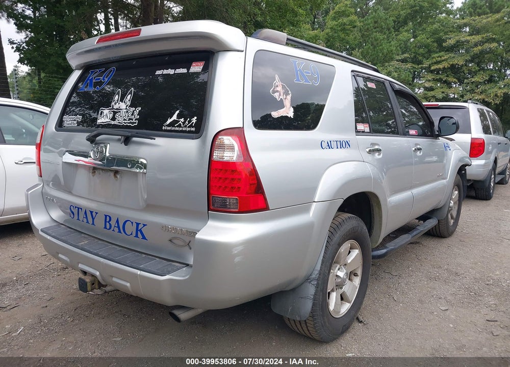 2007 TOYOTA 4RUNNER SPORT V6/SR5 V6 VIN: JTEBU14R278102984