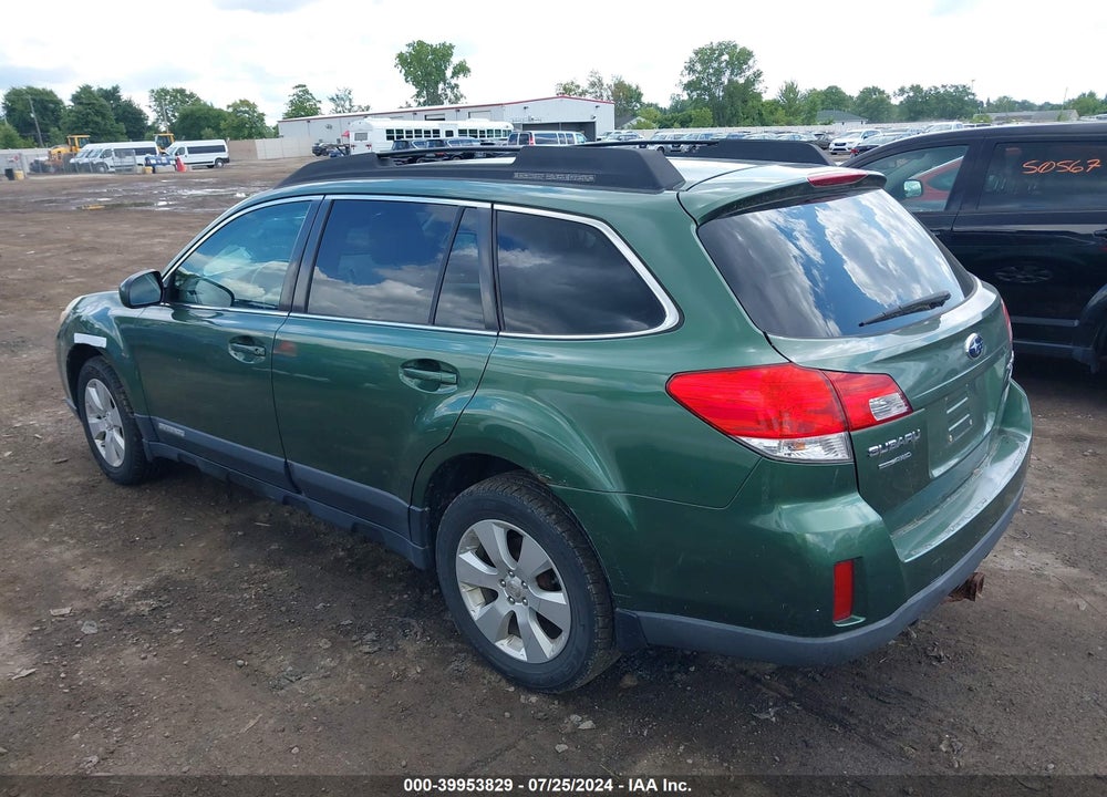 2012 SUBARU OUTBACK 2.5I PREMIUM VIN: 4S4BRBCC9C3202690