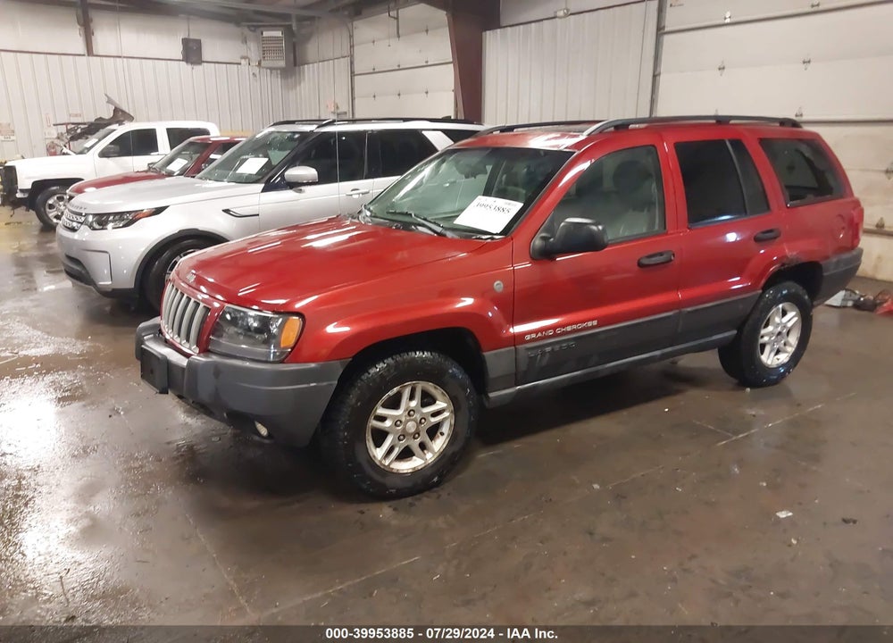 2004 JEEP GRAND CHEROKEE LAREDO VIN: 1J4GW48S14C400092