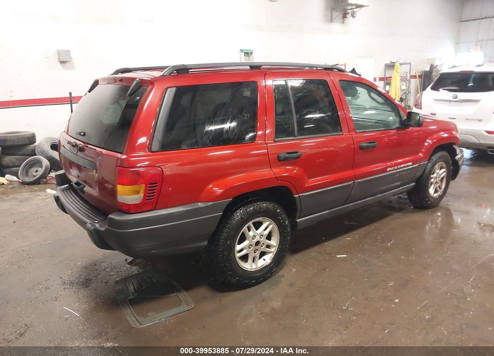 2004 JEEP GRAND CHEROKEE LAREDO VIN: 1J4GW48S14C400092