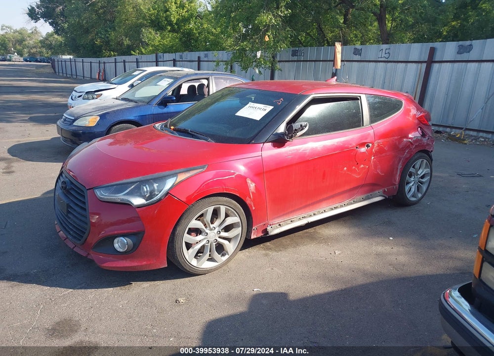 2016 HYUNDAI VELOSTER TURBO VIN: KMHTC6AE5GU253928