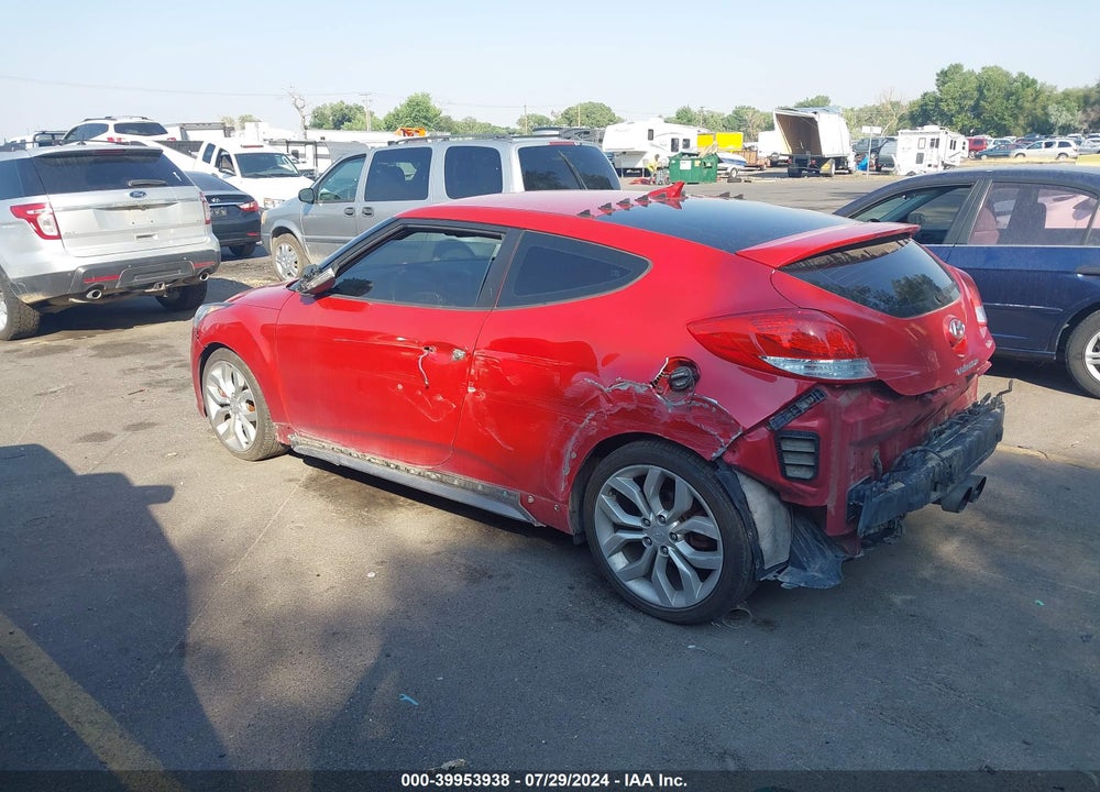 2016 HYUNDAI VELOSTER TURBO VIN: KMHTC6AE5GU253928